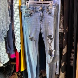 American eagle skinny jeans size 4